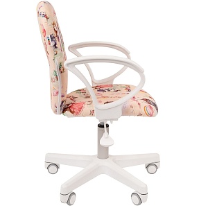 Детское компьютерное кресло CHAIRJET KIDS 105, велюр, принт принцессы